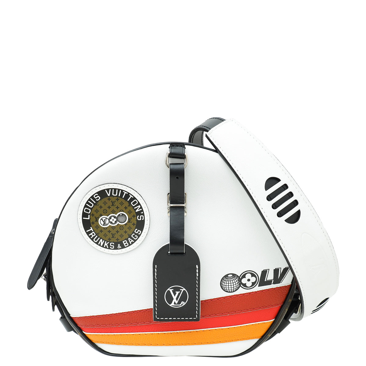 Louis Vuitton White Multicolor Monogram LV Airline Boite Chapeau Souple MM Bag-Louis Vuitton-THE CLOSET