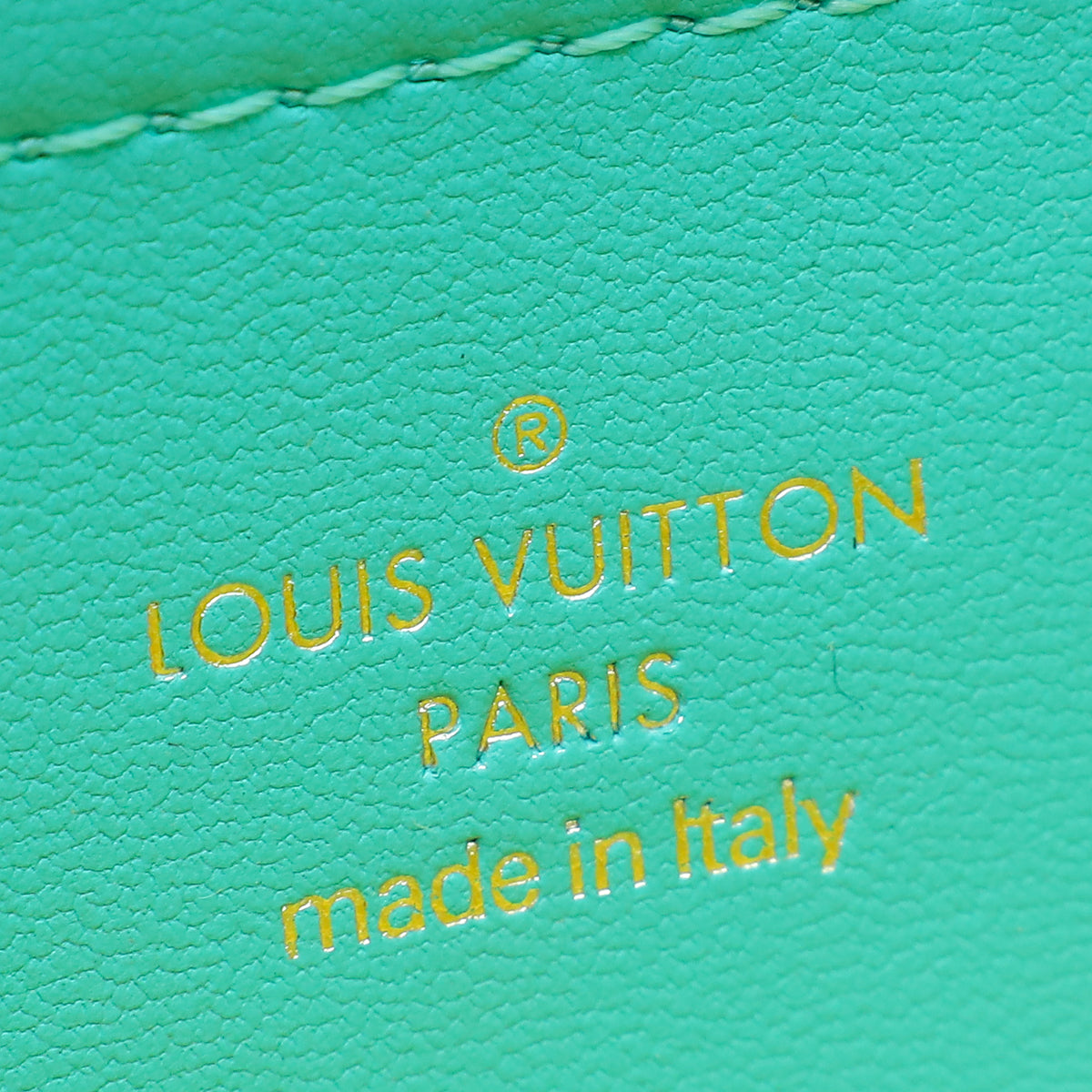 Louis Vuitton Menthe Jaune Embossed Monogram Vuittamins Pochette Coussin