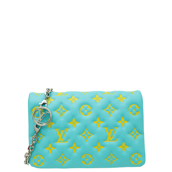 Louis Vuitton Menthe Jaune Embossed Monogram Vuittamins Pochette Coussin