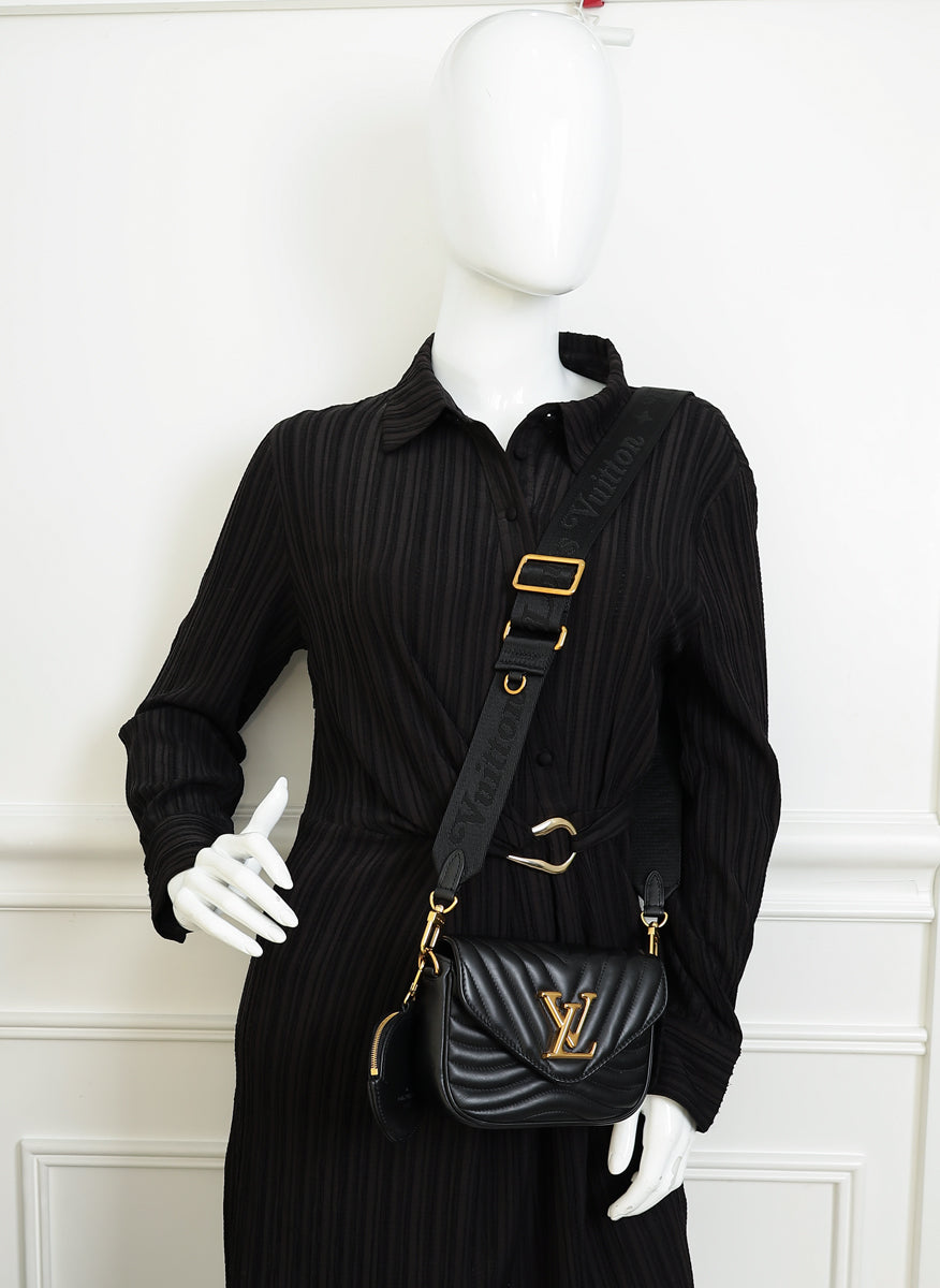Louis Vuitton Black New Wave Multi Pochette Bag