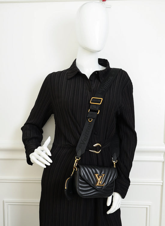 Louis Vuitton Black New Wave Multi Pochette Bag