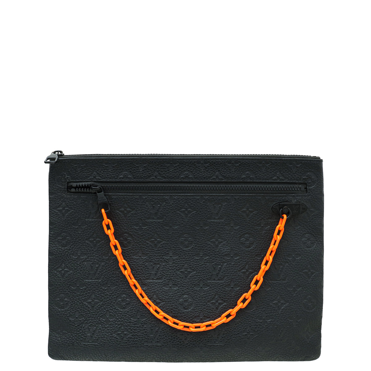 Louis Vuitton Black Taurillon Monogram Solar Ray A4 Pouch-Louis Vuitton-THE CLOSET