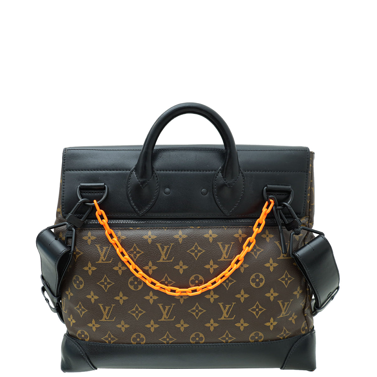 Louis Vuitton Monogram Black Solar Ray Steamer PM Bag