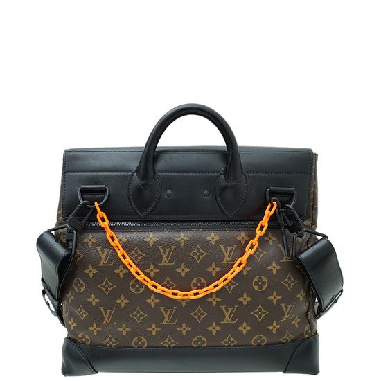 Louis Vuitton Monogram Black Solar Ray Steamer PM Bag