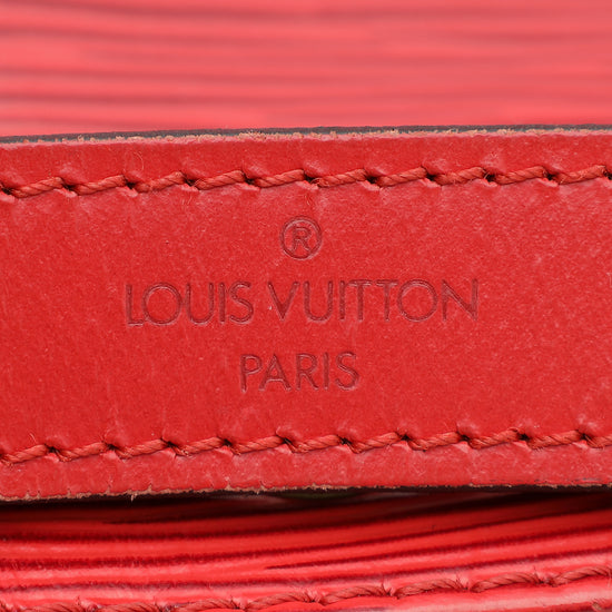 Louis Vuitton Red Vintage Noe Bag