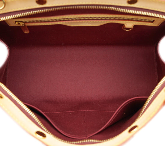 Louis Vuitton Rouge Fauvista Monogram Vernis Brea MM Bag