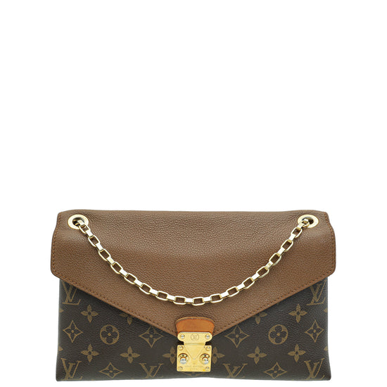 Louis Vuitton Monogram Brown Pallas Chain Bag