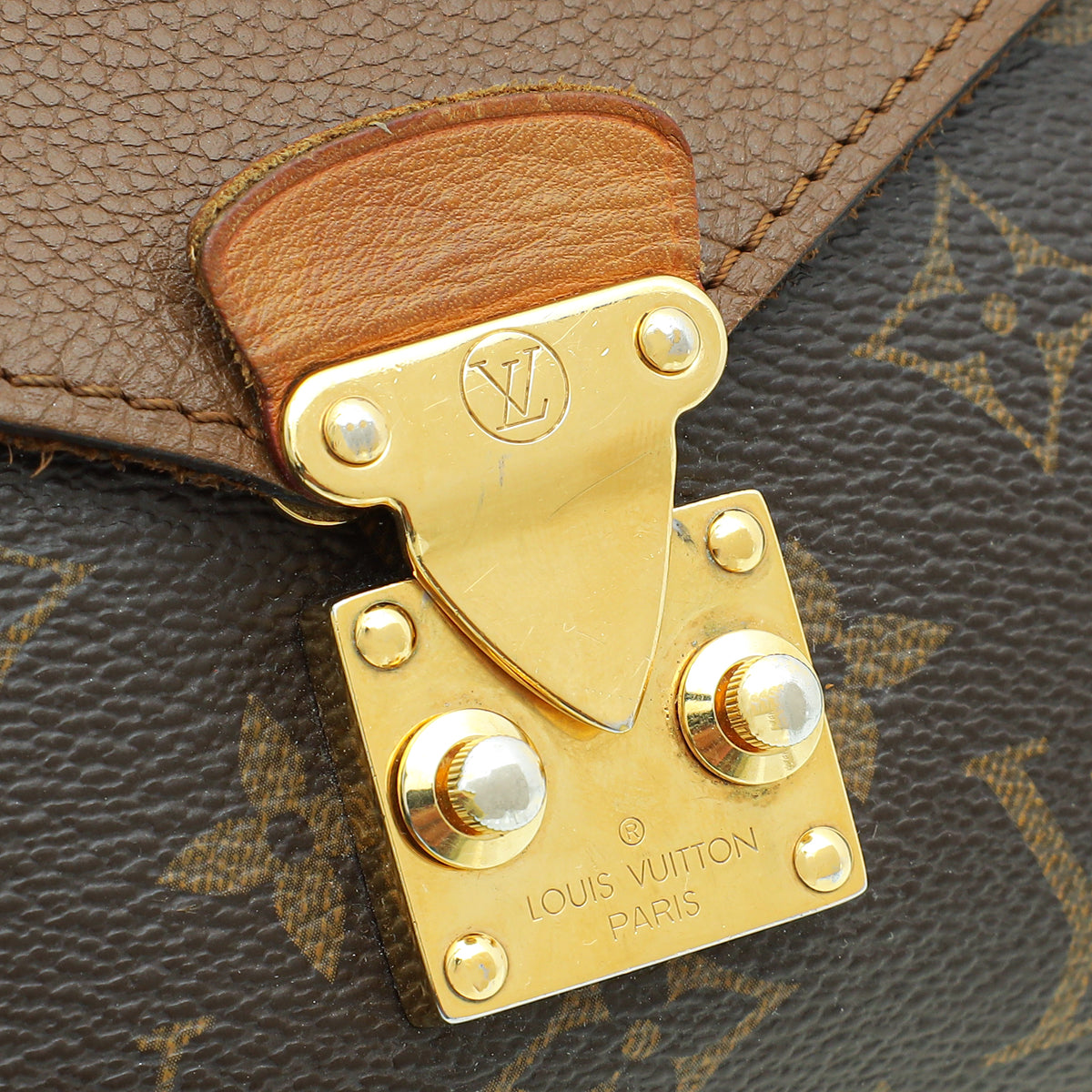 Louis Vuitton Monogram Brown Pallas Chain Bag