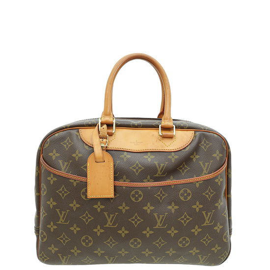 Louis Vuitton Brown Monogram Deauville Bag