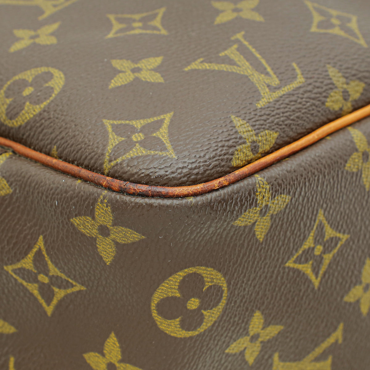 Louis Vuitton Brown Monogram Deauville Bag