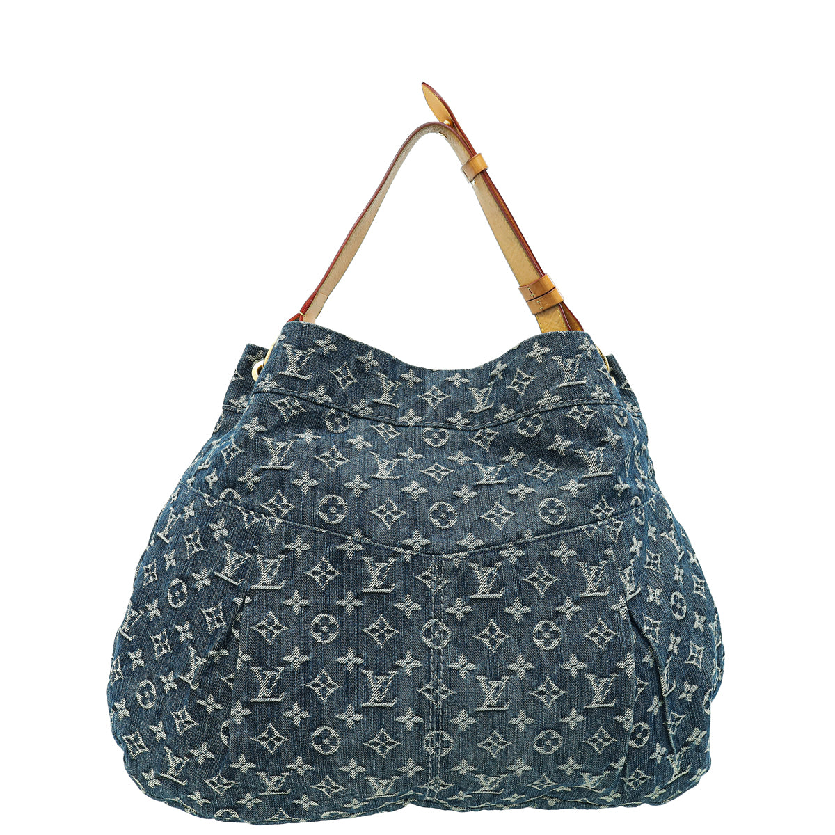 Louis Vuitton Blue Denim Monogram Denim Daily GM Bag-Louis Vuitton-THE CLOSET