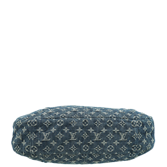 Louis Vuitton Blue Denim Monogram Denim Daily GM Bag-Louis Vuitton-THE CLOSET