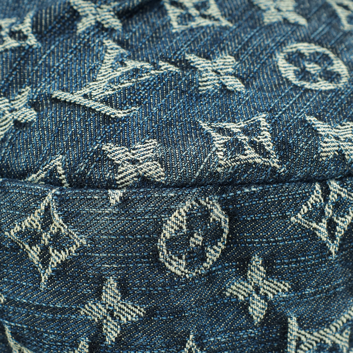 Louis Vuitton Blue Denim Monogram Denim Daily GM Bag-Louis Vuitton-THE CLOSET