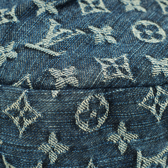 Louis Vuitton Blue Denim Monogram Denim Daily GM Bag-Louis Vuitton-THE CLOSET