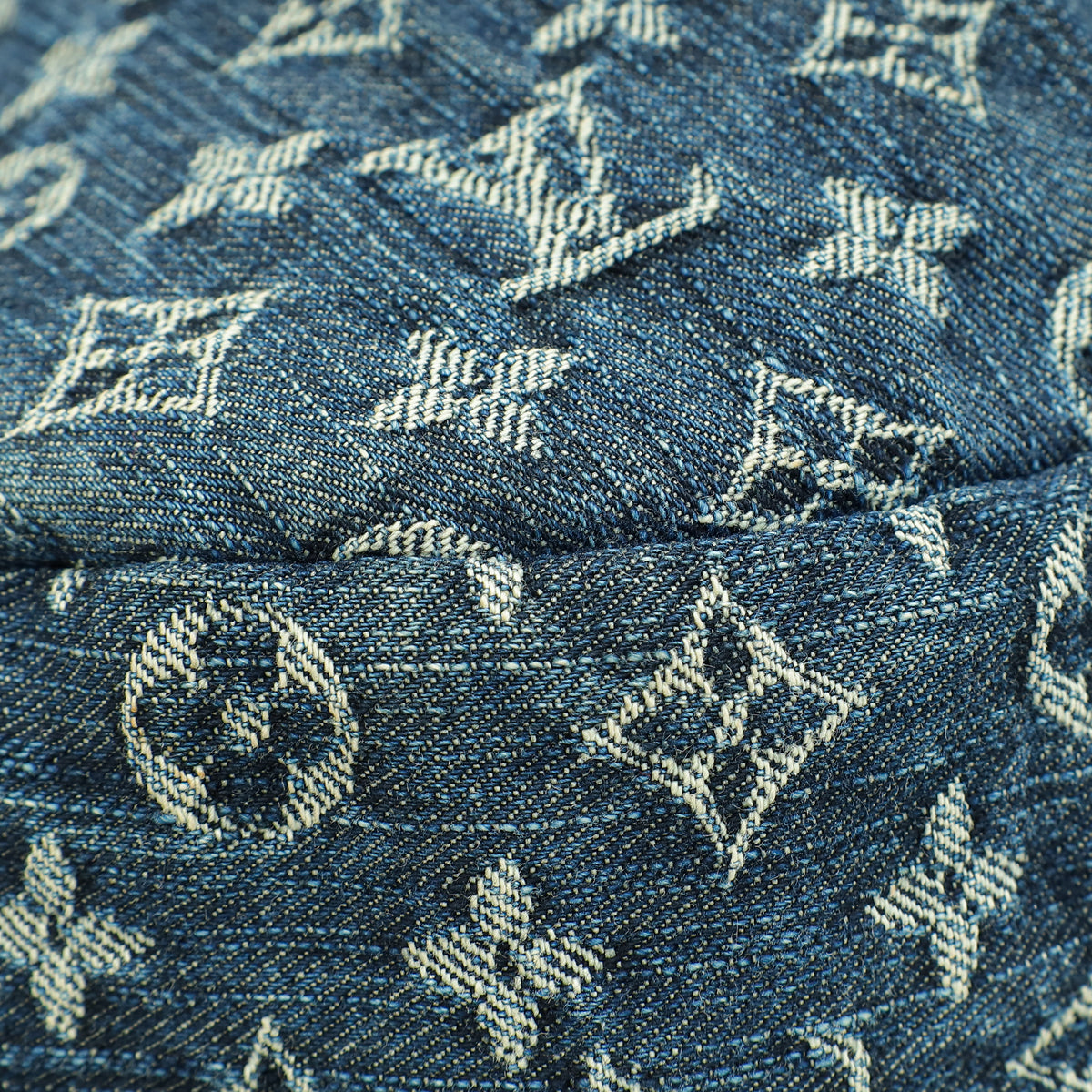 Louis Vuitton Blue Denim Monogram Denim Daily GM Bag-Louis Vuitton-THE CLOSET