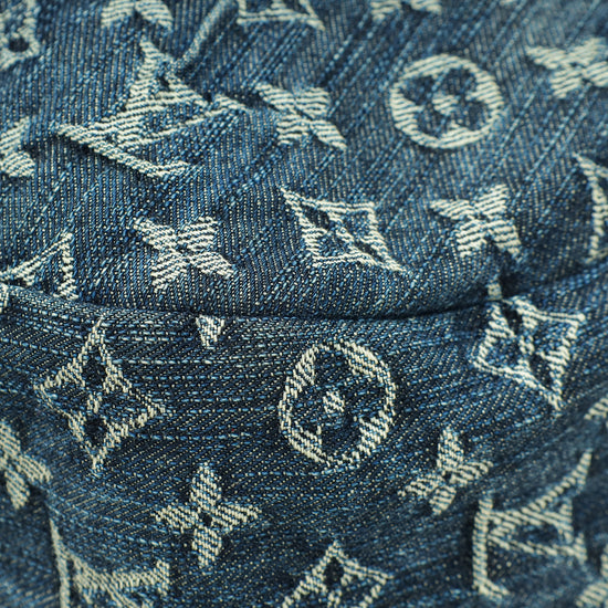 Louis Vuitton Blue Denim Monogram Denim Daily GM Bag-Louis Vuitton-THE CLOSET