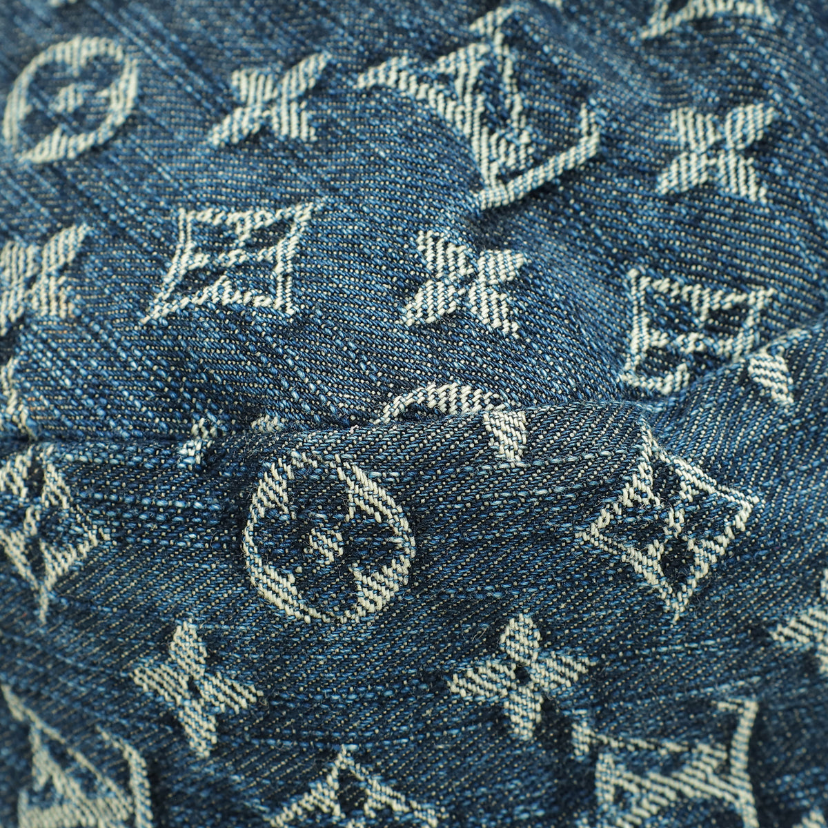 Louis Vuitton Blue Denim Monogram Denim Daily GM Bag-Louis Vuitton-THE CLOSET