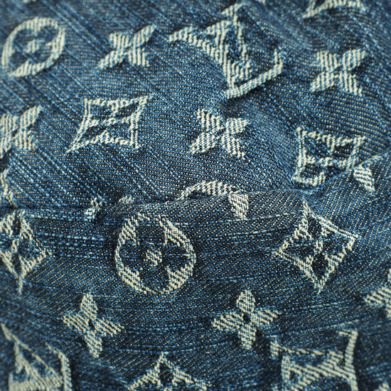 Louis Vuitton Blue Denim Monogram Denim Daily GM Bag-Louis Vuitton-THE CLOSET