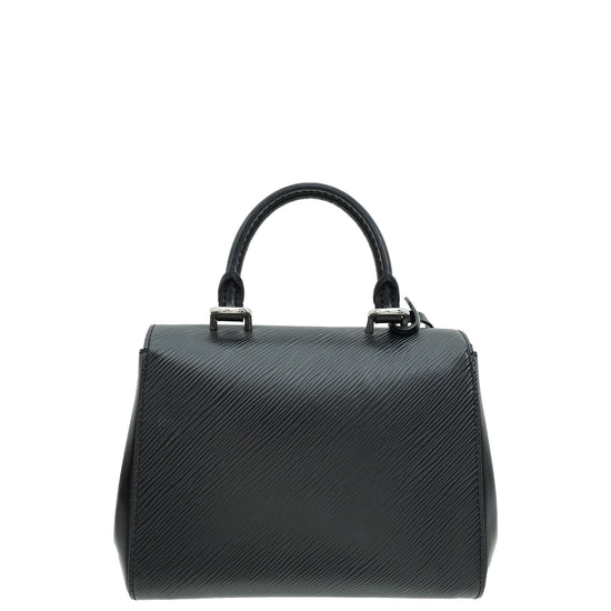 Louis Vuitton Black Cluny Mini Bag w/ H Initials