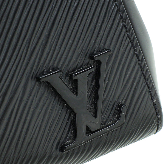 Louis Vuitton Black Cluny Mini Bag w/ H Initials