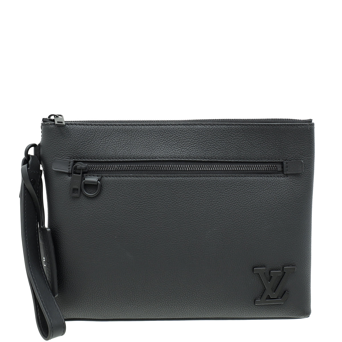 Louis Vuitton Black Takeoff Aerogram Men's Pouch W/ B.J Initial Tag-Louis Vuitton-THE CLOSET