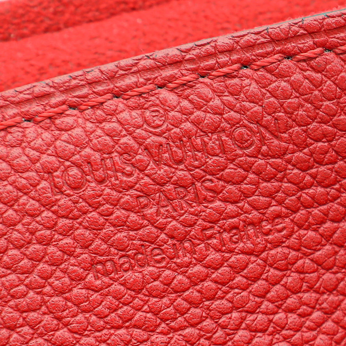 Louis Vuitton Monogram Red Pallas Chain Bag