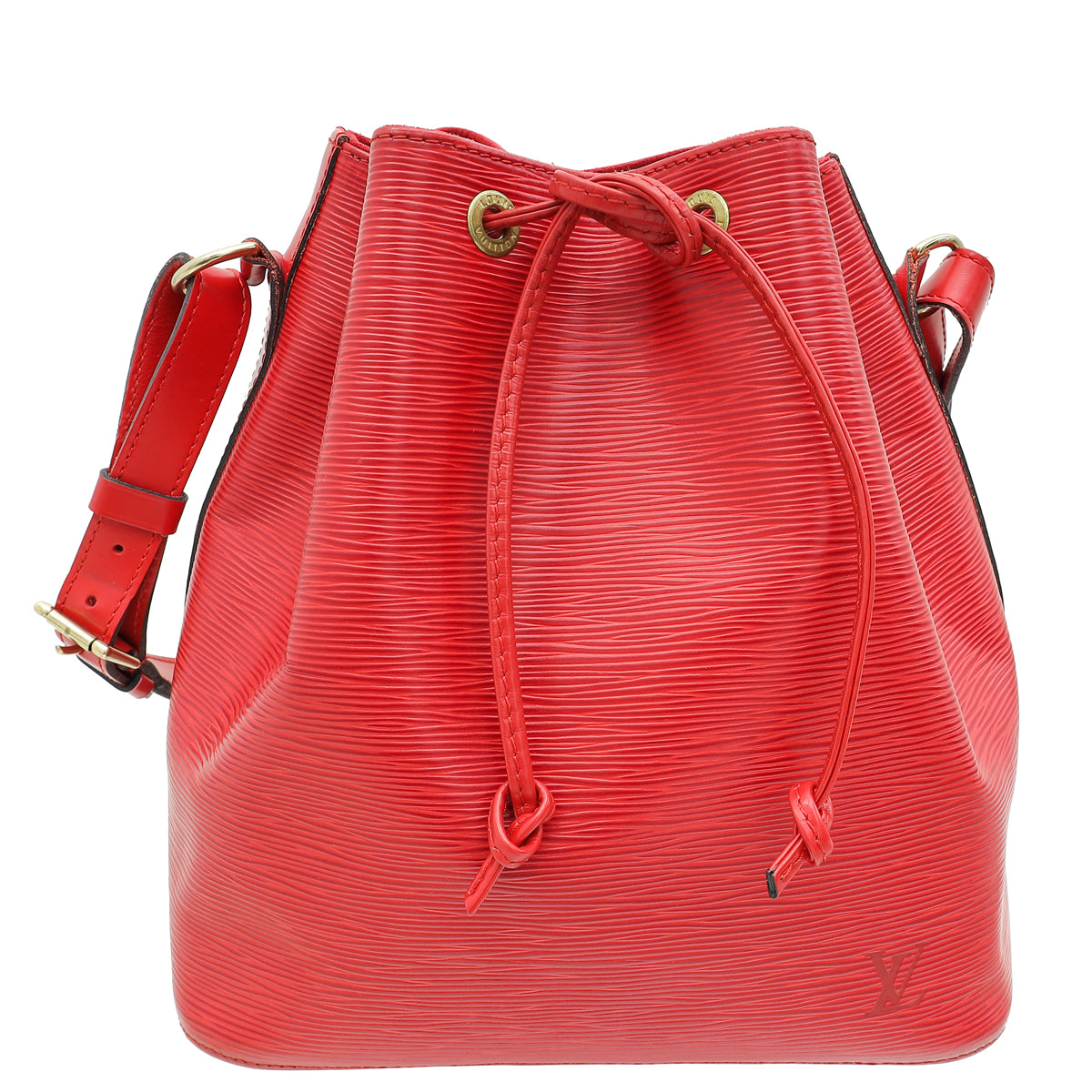 Louis Vuitton Red Vintage Noe Bag-Louis Vuitton-THE CLOSET