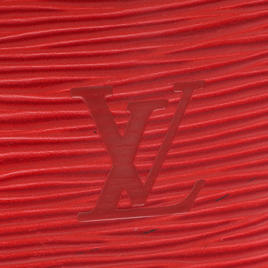 Load image into Gallery viewer, Louis Vuitton Red Vintage Noe Bag
