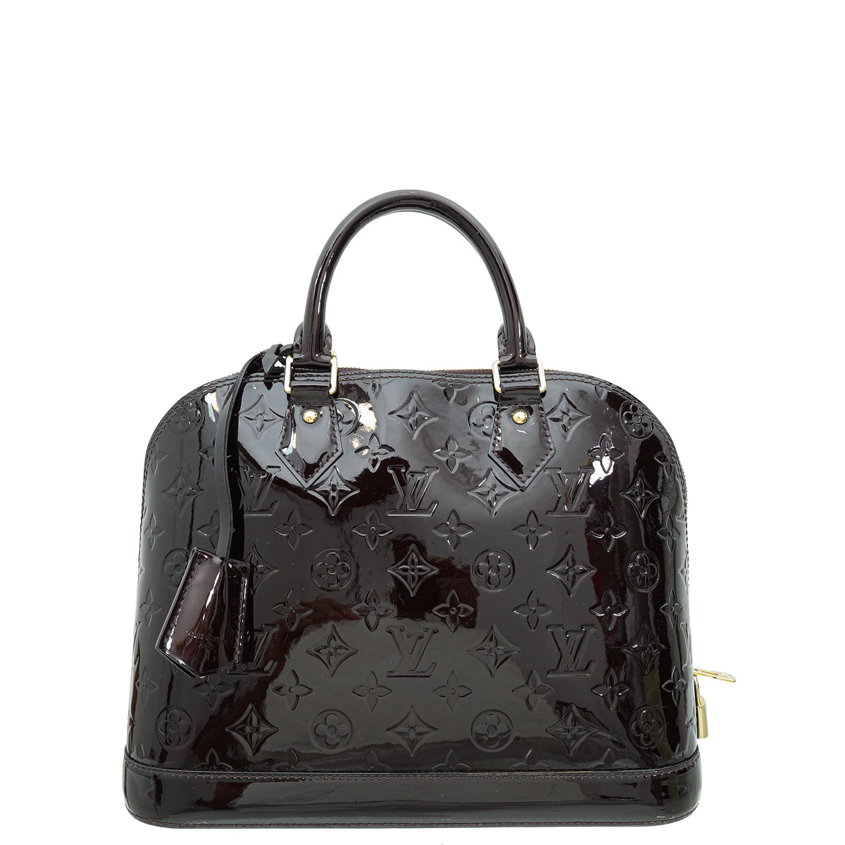 Louis Vuitton Amarante Monogram Vernis Alma PM Bag-Louis Vuitton-THE CLOSET