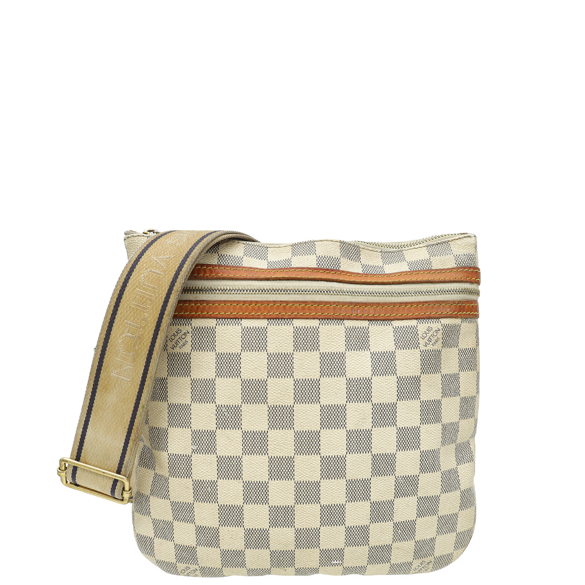 Azur Canvas Damier Azur Crossbody Bag Louis Vuitton Damier Azur