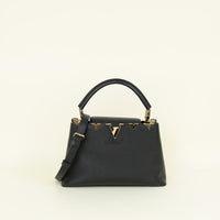 Louis Vuitton Black Capucines Flower Edges MM Bag
