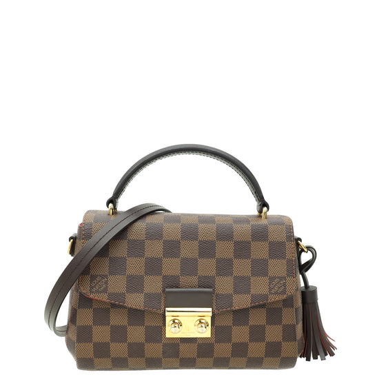 Louis Vuitton Damier Ebene Croisette Bag