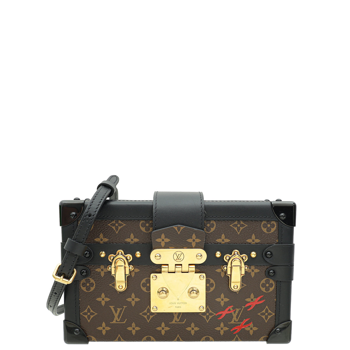 Louis Vuitton Brown Monogram Petite Malle Bag-Louis Vuitton-THE CLOSET