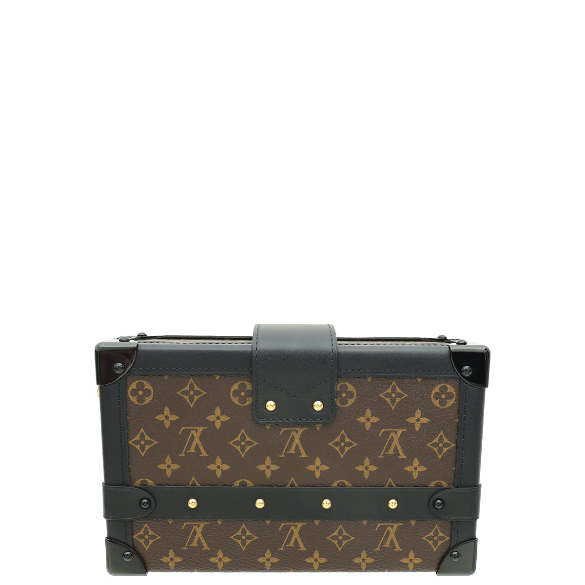 Louis Vuitton Brown Monogram Petite Malle Bag-Louis Vuitton-THE CLOSET