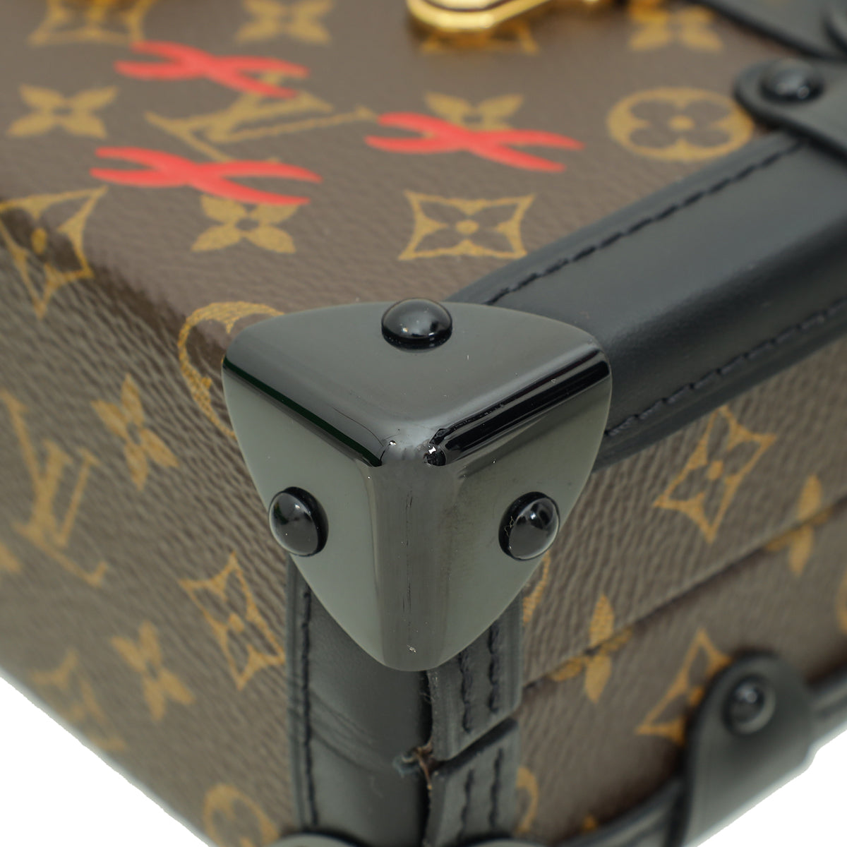 Louis Vuitton Brown Monogram Petite Malle Bag