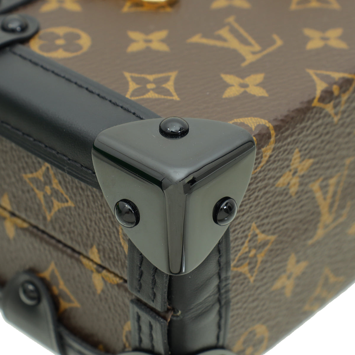 Louis Vuitton Brown Monogram Petite Malle Bag