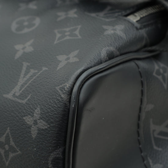 Louis Vuitton Grey Monogram Eclipse Steamer Backpack Bag