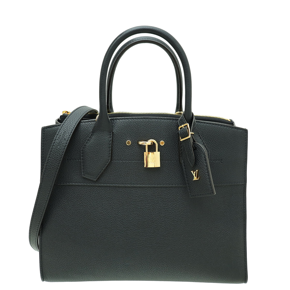 Louis Vuitton Black City Steamer MM Bag-Louis Vuitton-THE CLOSET