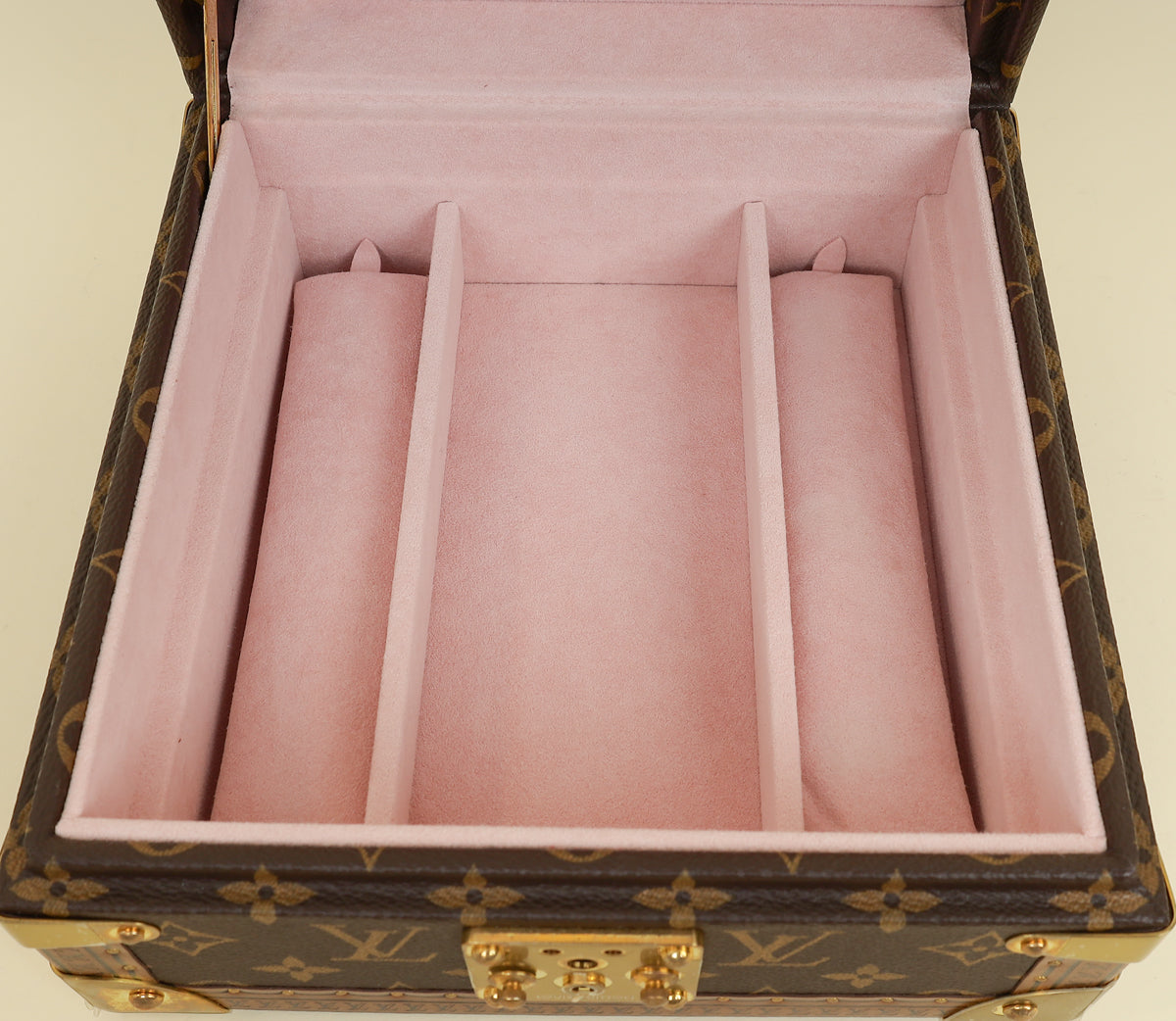 Louis Vuitton Monogram Rose Ballerine Coffret Joaillerie Box Case