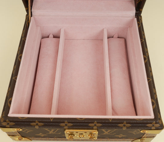 Louis Vuitton Monogram Rose Ballerine Coffret Joaillerie Box Case