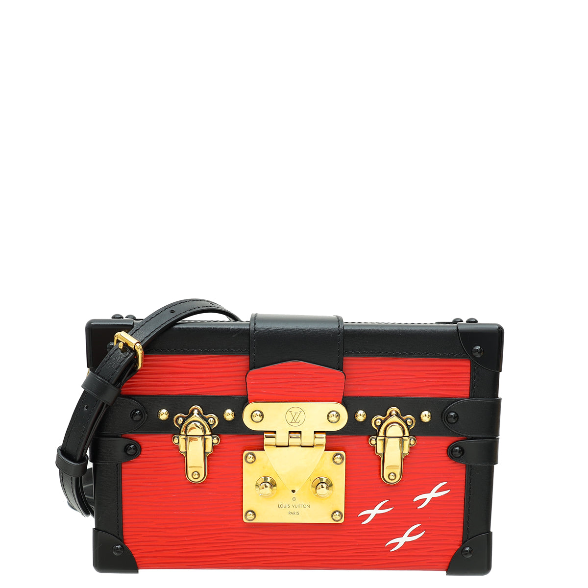 Louis Vuitton Bicolor Petite Malle Bag-Louis Vuitton-THE CLOSET