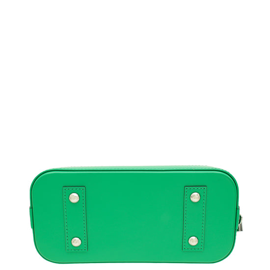 Louis Vuitton Green Serpentine Alma BB Sporty Bag