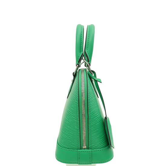 Louis Vuitton Green Serpentine Alma BB Sporty Bag