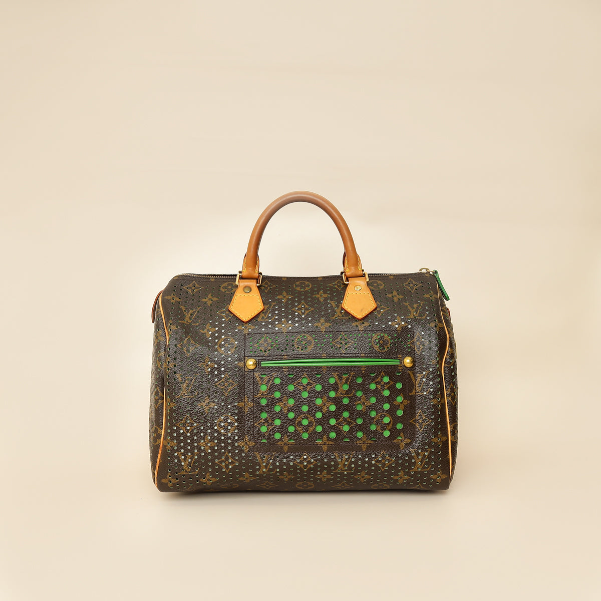 Louis Vuitton Bicolor Monogram Perforated Speedy 30 Bag-Louis Vuitton-THE CLOSET