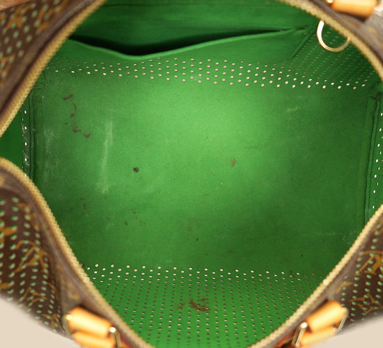 Louis Vuitton Bicolor Monogram Perforated Speedy 30 Bag-Louis Vuitton-THE CLOSET