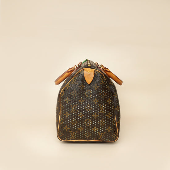 Louis Vuitton Bicolor Monogram Perforated Speedy 30 Bag-Louis Vuitton-THE CLOSET