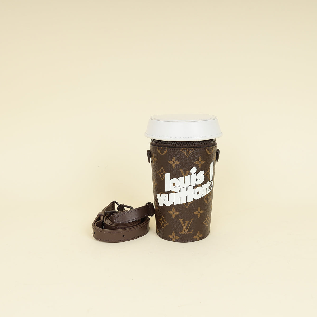 Louis Vuitton Bicolor Monogram Everyday LV Coffee Cup Pouch-Louis Vuitton-THE CLOSET