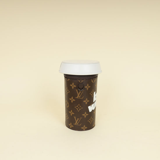 Louis Vuitton Bicolor Monogram Everyday LV Coffee Cup Pouch-Louis Vuitton-THE CLOSET