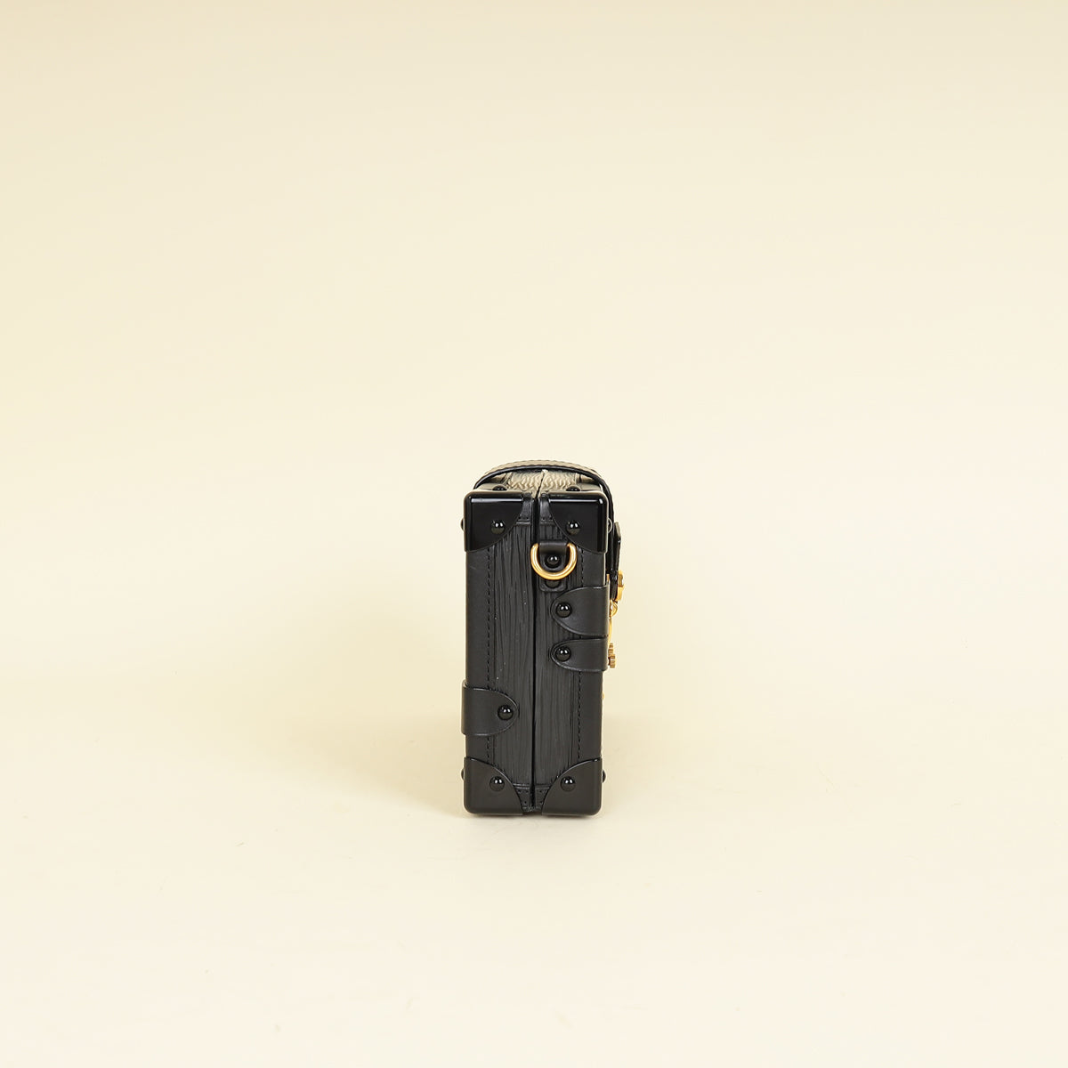 Louis Vuitton Black Petite Malle Bag