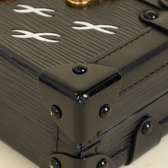 Louis Vuitton Black Petite Malle Bag